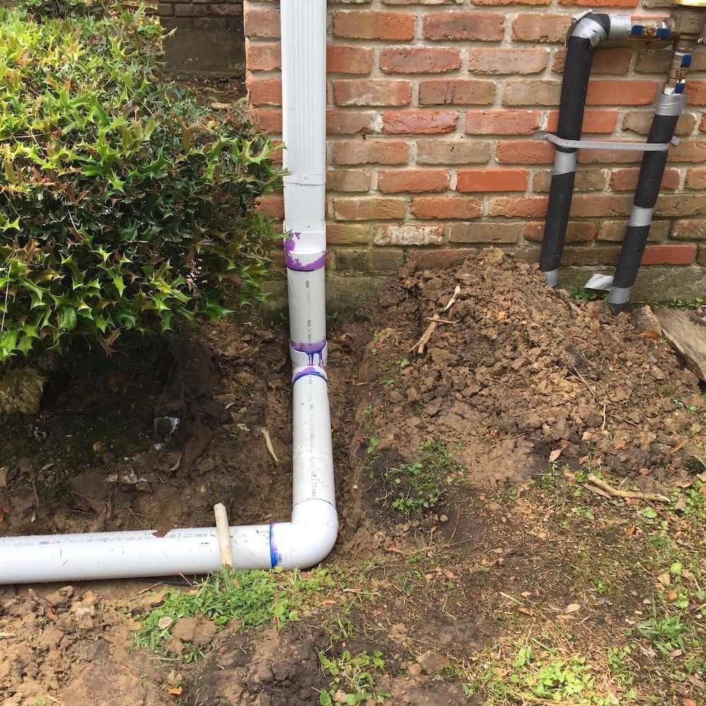 downspout drainage diverters houston