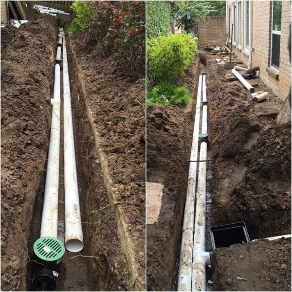 Houston French Drain Installation