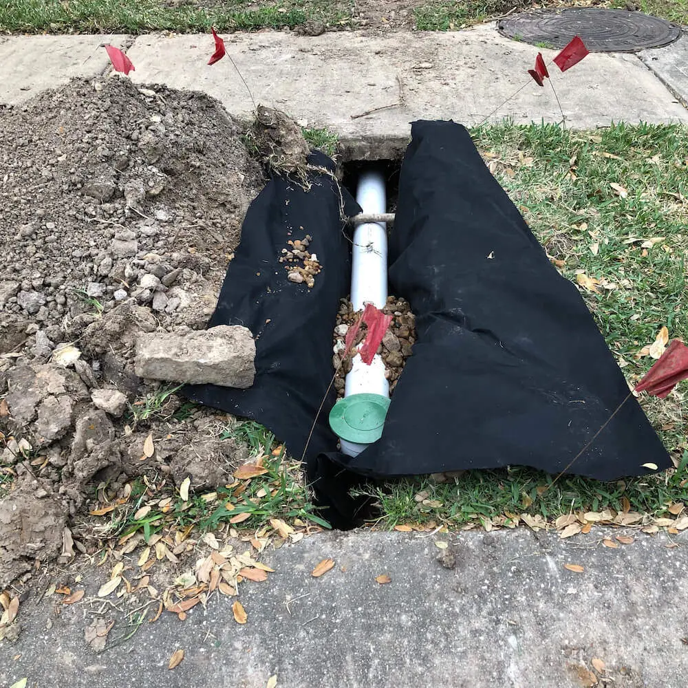 drainage pop up emitter houston