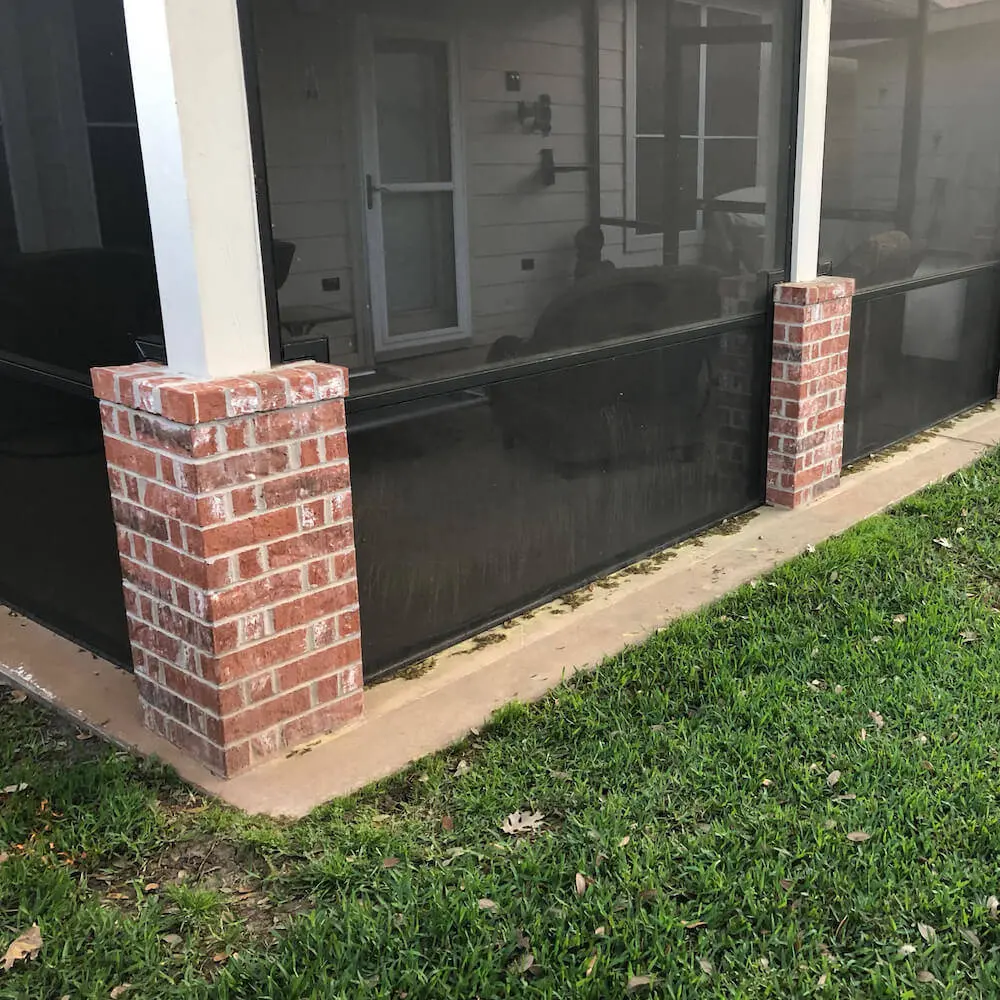 french drain before Houston