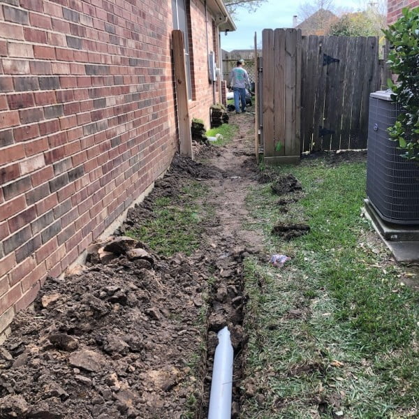 French Drain System - Houston Landscape Pros Katy,Bellaire,Pearland