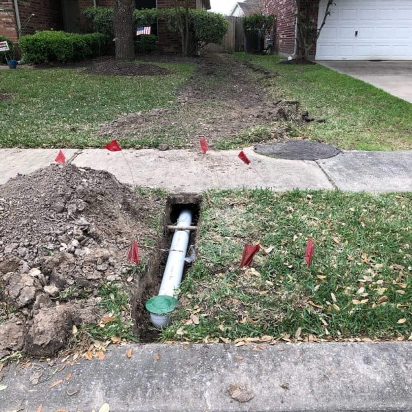 French Drain System - Houston Landscape Pros Katy,Bellaire,Pearland