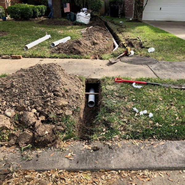 French Drain System - Houston Landscape Pros Katy,Bellaire,Pearland