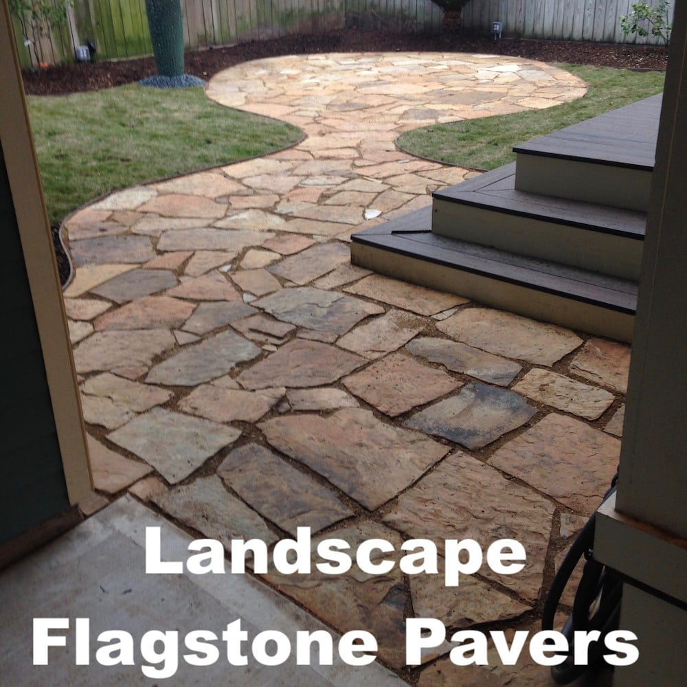 landscape flagstone pavers idea 77009