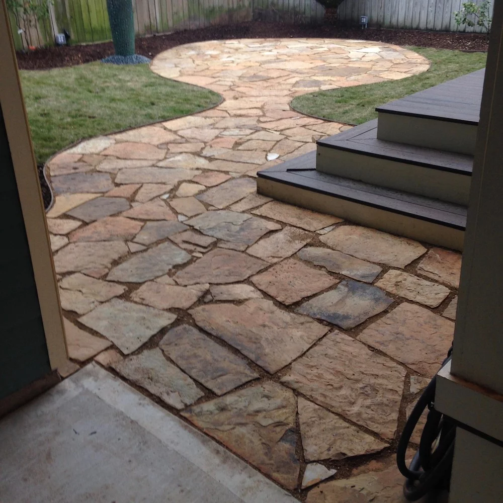 pavers patio design 77009