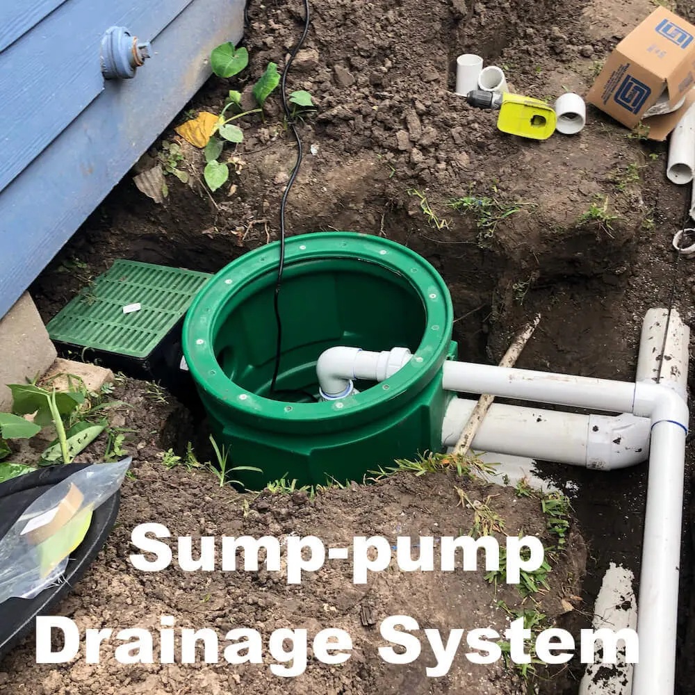 sump pump drainage system