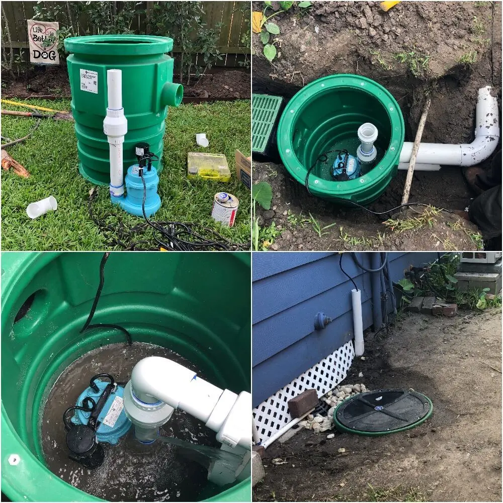 sump pump drainage system houston 77009