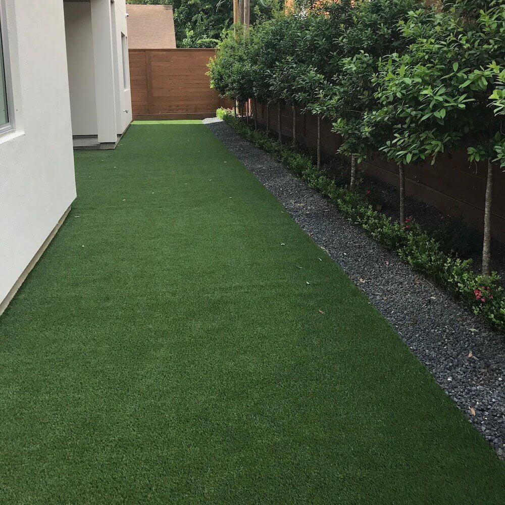 artificial grass houston landscaping 77018