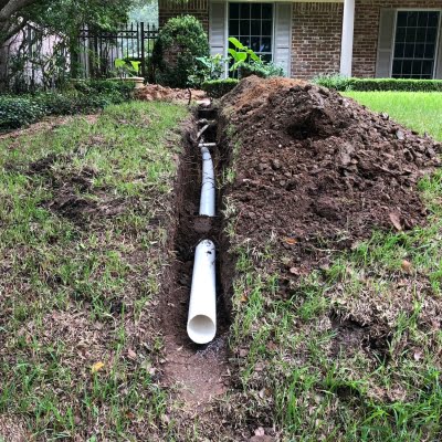 Landscape Designer and French Drain Installer in Houston