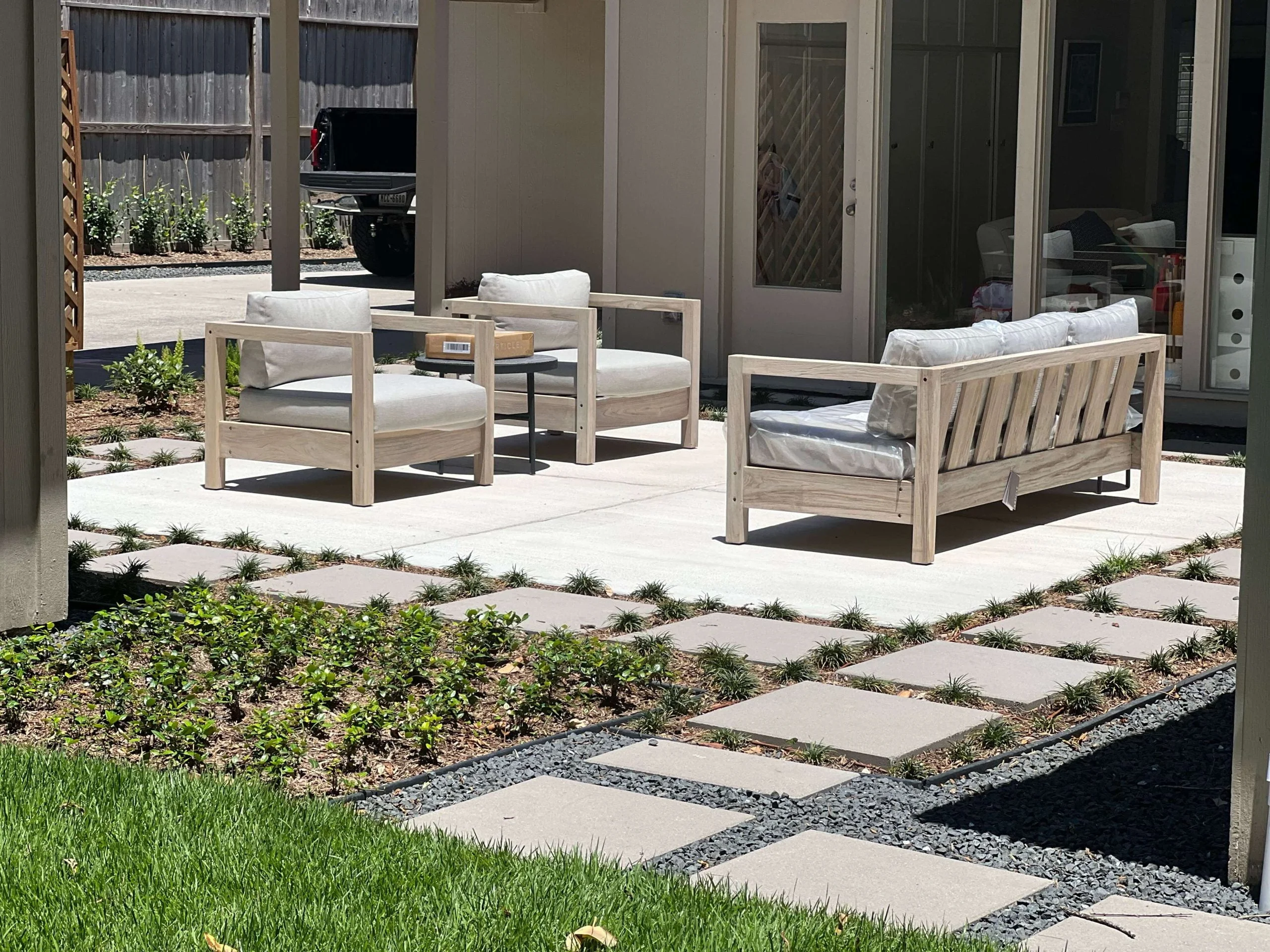 backyard paver houston image Landscape backyard paver
