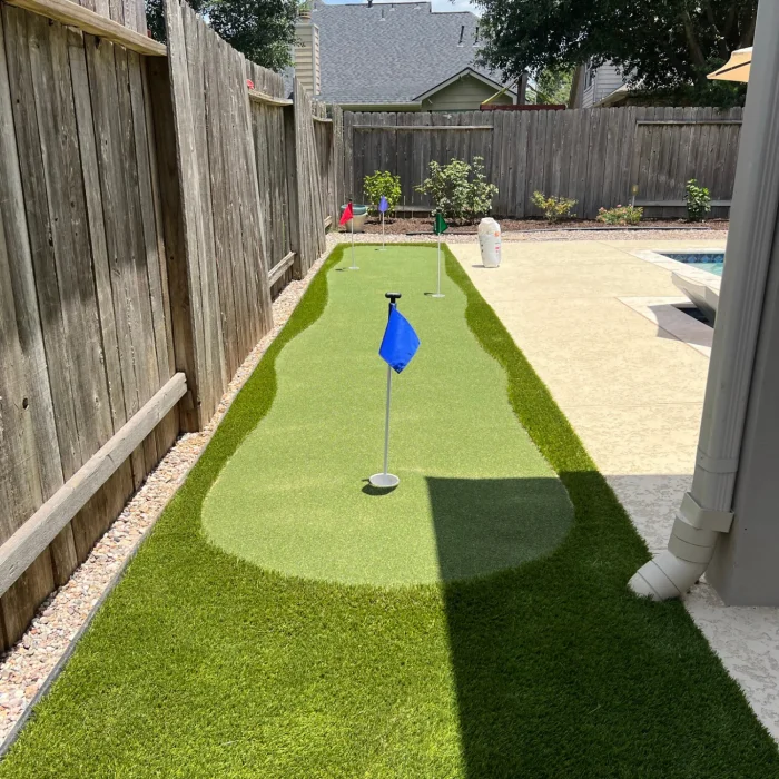 artificial grass outdoor putting green picture